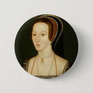 Anne Boleyn 6 Cm Round Badge