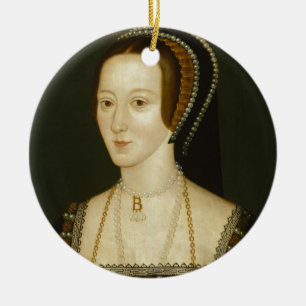Anne Boleyn Ceramic Tree Decoration