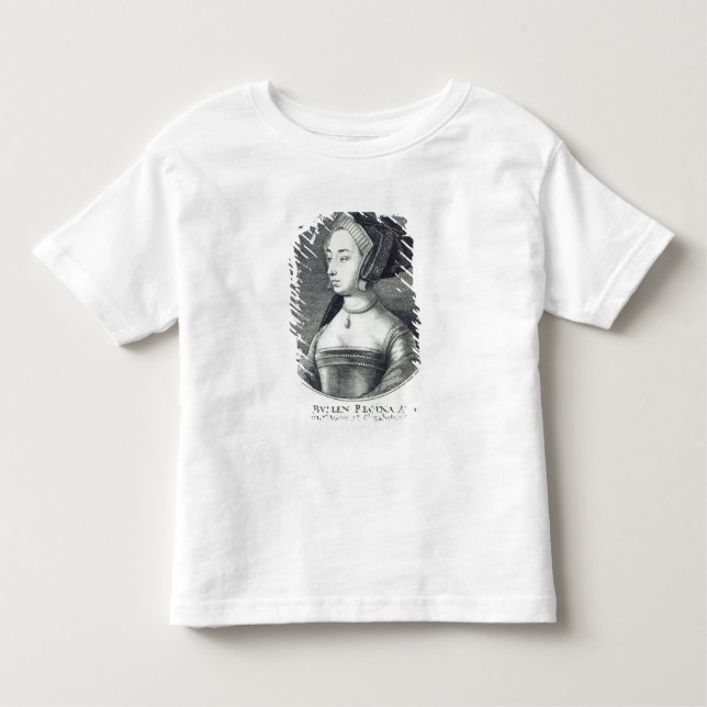 Anne Boleyn, etched by Wenceslaus Hollar, 1649 Toddler T-Shirt (Front)