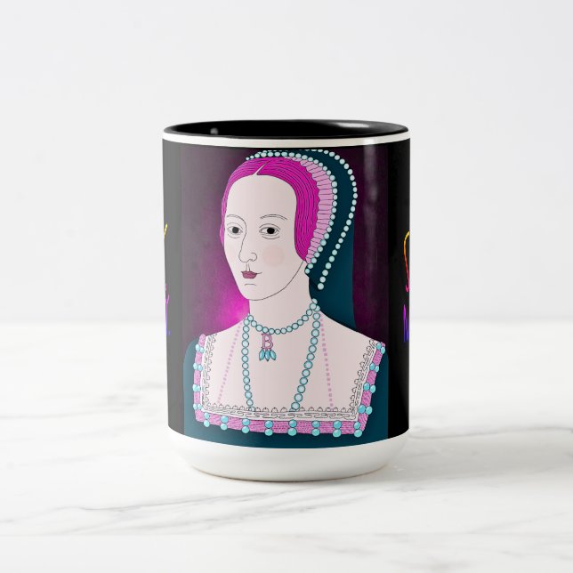 Anne Boleyn Neon Mug (Center)