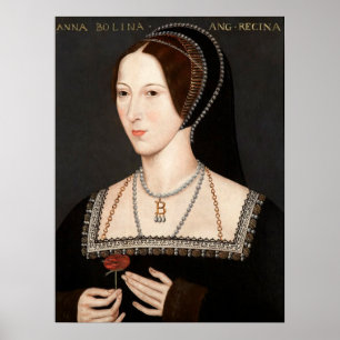 Anne Boleyn Portrait Poster
