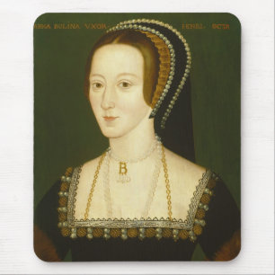 Anne Boleyn Second Wife of Henry VIII Portrait Mouse Pad