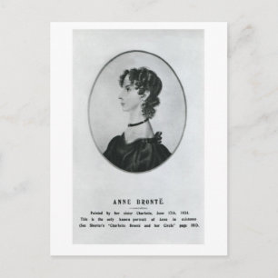 Anne Brontë portrait Postcard