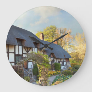 Anne Hathaway's Cottage Large Clock