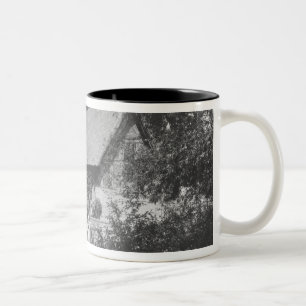 Anne Hathaway's cottage Two-Tone Coffee Mug