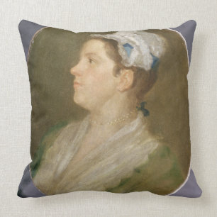 Anne Hogarth (1701-71), c.1740 (oil on canvas) (pr Cushion