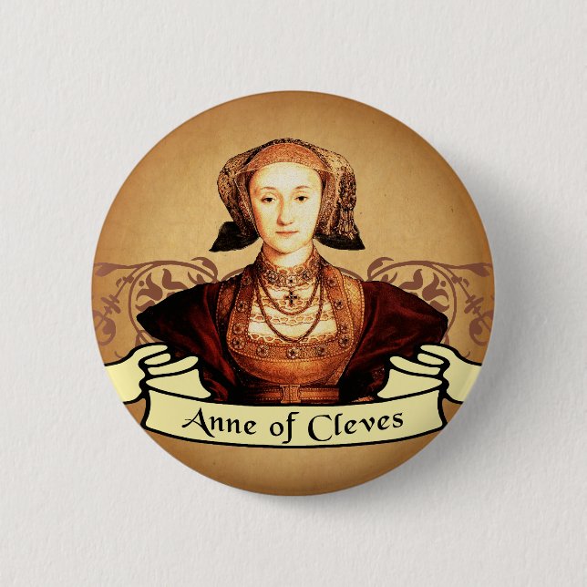 Anne of Cleves Classic 6 Cm Round Badge (Front)