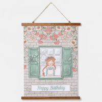 Anne of Green Gables  Birthday Hanging Tapestry