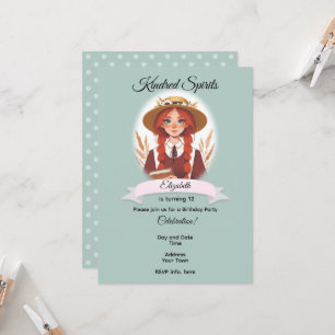 Anne of Green Gables Birthday Invite