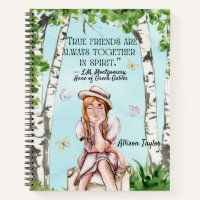 Anne of Green Gables Custom Name Spiral Notebook