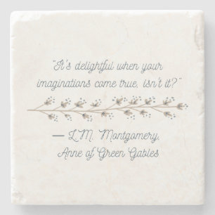 Anne of Green Gables Inspired Stone Coaster