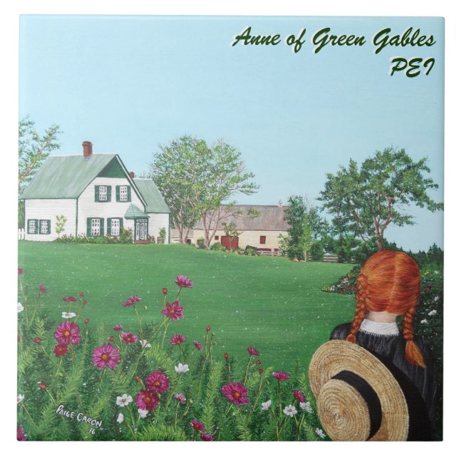 Anne of Green Gables Large Ceramic Photo Tile (Front)