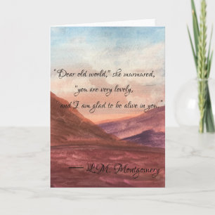 Anne of Green Gables Quote Card