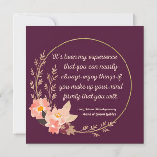 Anne Of Green Gables Quote I - Cute Style