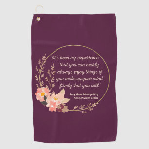 Anne Of Green Gables Quote I - Cute Style Golf Towel