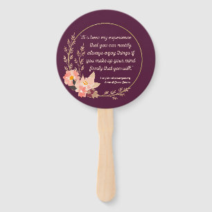 Anne Of Green Gables Quote I - Cute Style Hand Fan