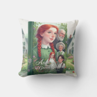 Anne of Green Gables Reimagined Cover Throw Pillow