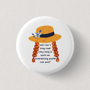 Anne Of Green Gables Shirley Book Quote 3 Cm Round Badge