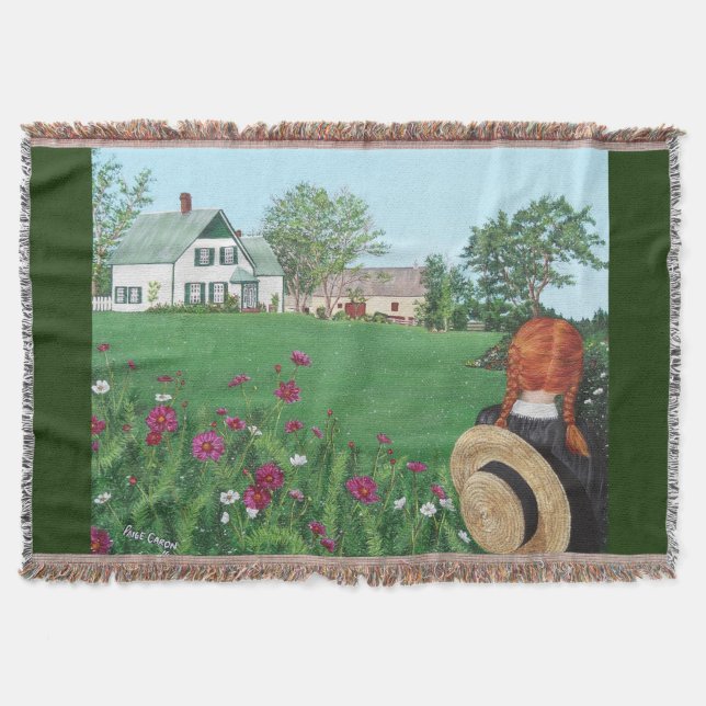 Anne of Green Gables Throw Blanket (Front)
