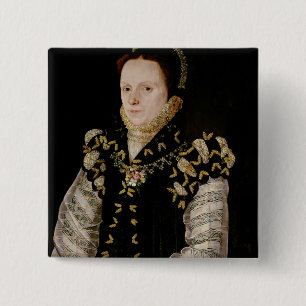 Anne Russell, Countess of Warwick , c.1565 15 Cm Square Badge