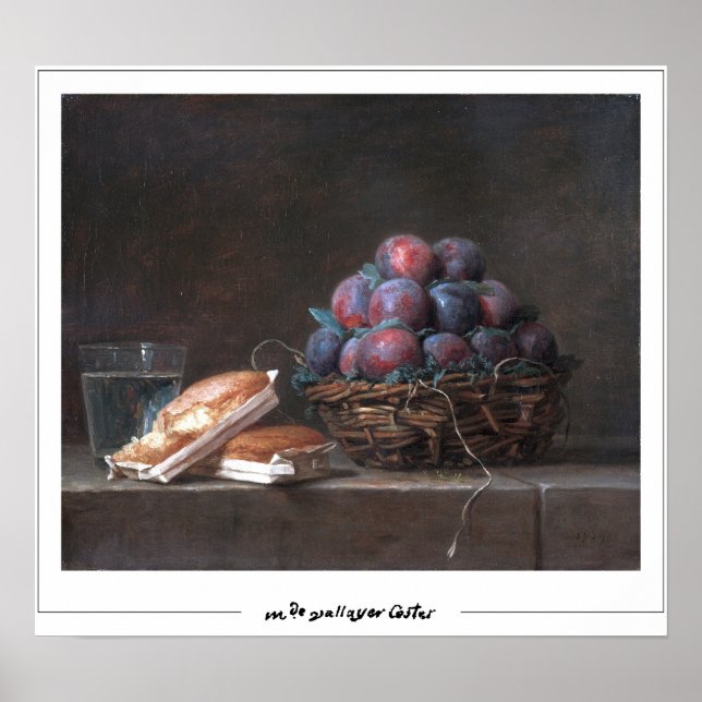 Anne Vallayer-Coster Zedign Art Poster #4 (Front)