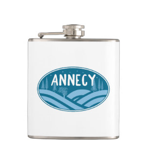 Annecy France Outdoors Hip Flask