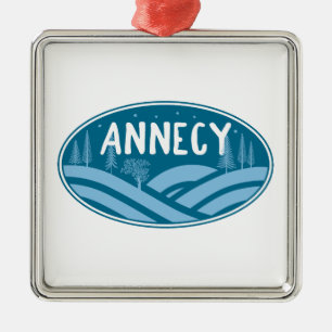 Annecy France Outdoors Metal Ornament