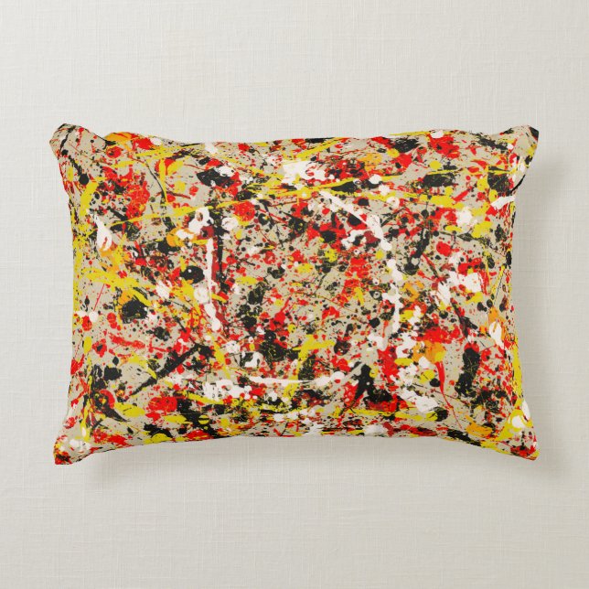 Annelisa No. 7 Abstract Accent Pillow (Front)