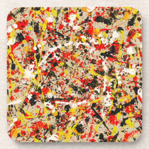 Annelisa No. 7 Abstract Beverage Coaster