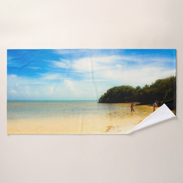 Anne's Beach, the Florida Keys Bath Towel (Bath Towel)
