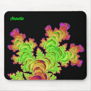 ANNETTE ~ Personalised Fractal ~ Ocean Beauty ~ Mouse Pad