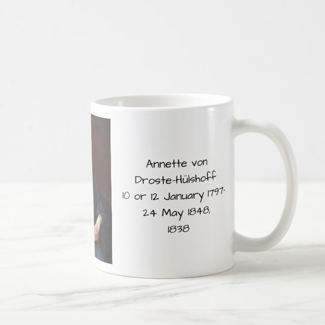 Annette von Droste-Hulshoff 1838 Coffee Mug (Right)