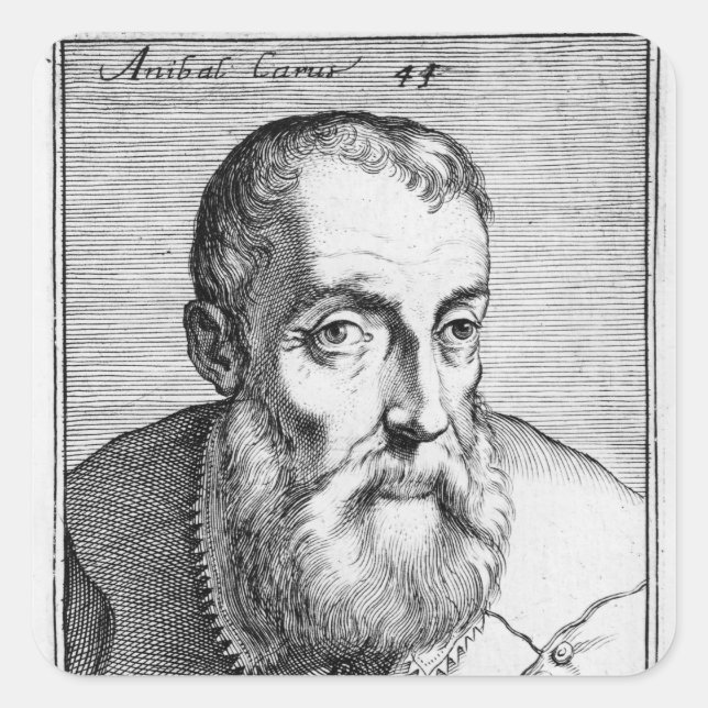 Annibale Caro Square Sticker (Front)