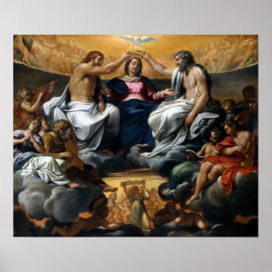 Annibale Carracci The Coronation of the Virgin Poster