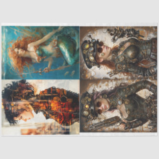 Annick Decoupage paper- Quadruple fun Tissue Paper