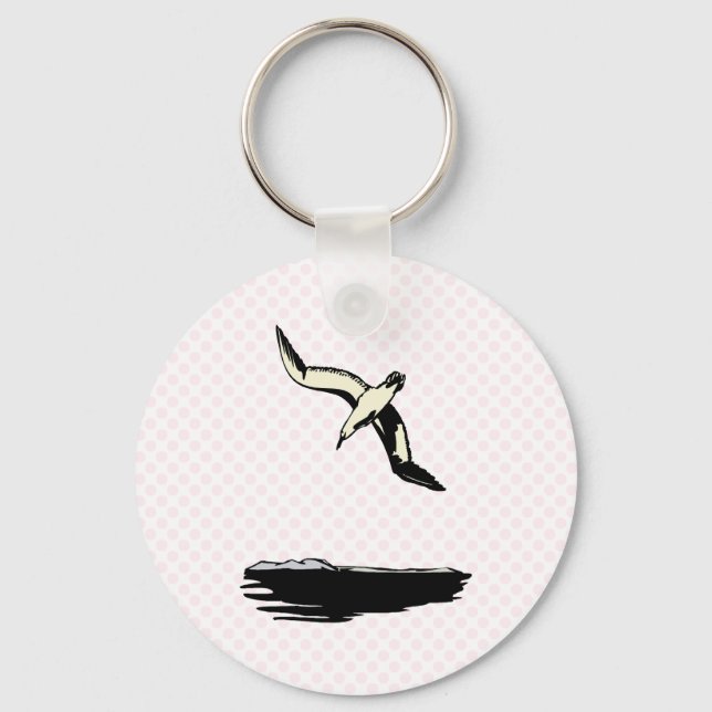 Annie Albatross Key Ring (Front)