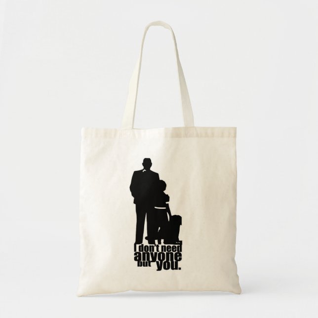 Annie and Daddy Warbucks Tote Bag (Front)