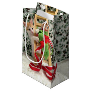 Annie and the Elf Christmas - Cat /Kitten Gift Bag
