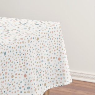 Annie Confetti Watercolor Dots Table Cloth