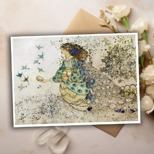 Annie French Swallow Maiden Note Card