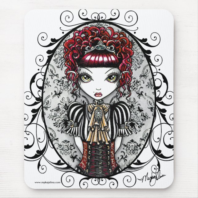 Annie Gothic Victorian Fae Mousepad (Front)