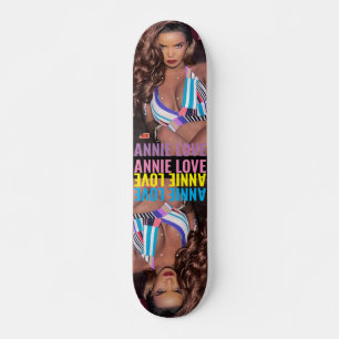 ANNIE  LOVE  7 3/4" Skateboard Deck