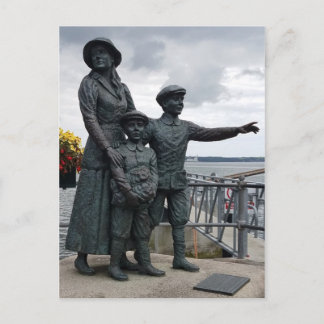 Annie Moore Statue, Cobh, County Cork, Ireland Postcard