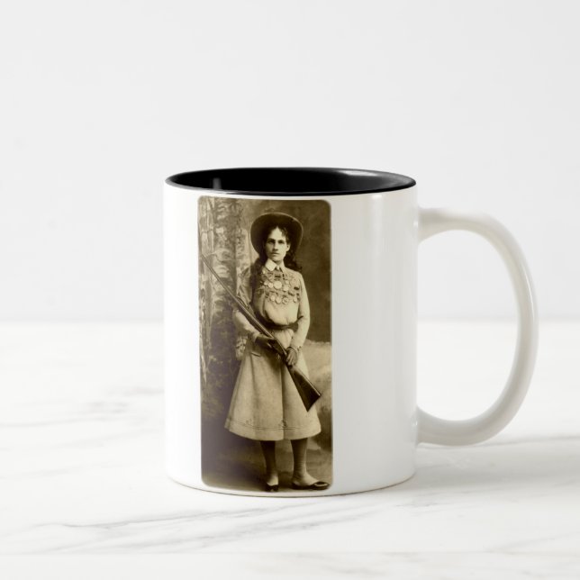 Annie Oakley Classic Two-Tone Coffee Mug (Right)