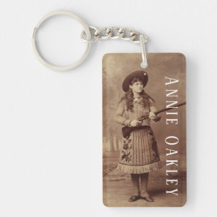Annie Oakley Sharpshooter Acrylic Keychain