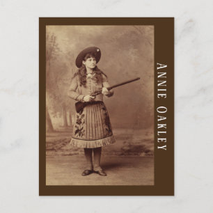 Annie Oakley Sharpshooter Postcard