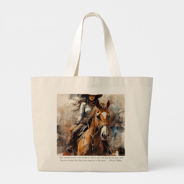 Annie Oakley: Trail Blazers Large Tote Bag (Back)