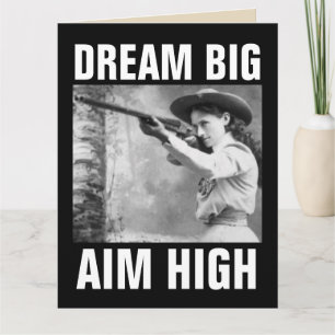 ANNIE OAKLEY WITH GUN, BIRTHDAY GREETING CARDS
