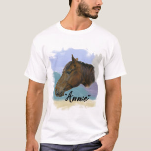  “Annie” – Portrait of a Horse - Personalise Your T-Shirt
