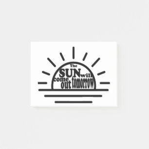 Annie: Sun Will Come Out Tomorrow Post-it Notes